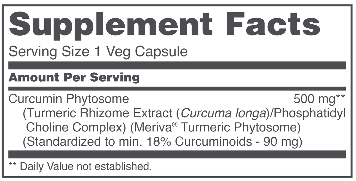 Curcumin PC 60 vegcaps- LIMITED SUPPLY